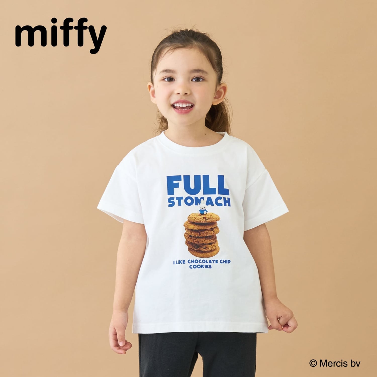 【綿100％】 【ミッフィー】【速乾・UV・型崩れしない】アソートTABEMONOプリントTシャツ