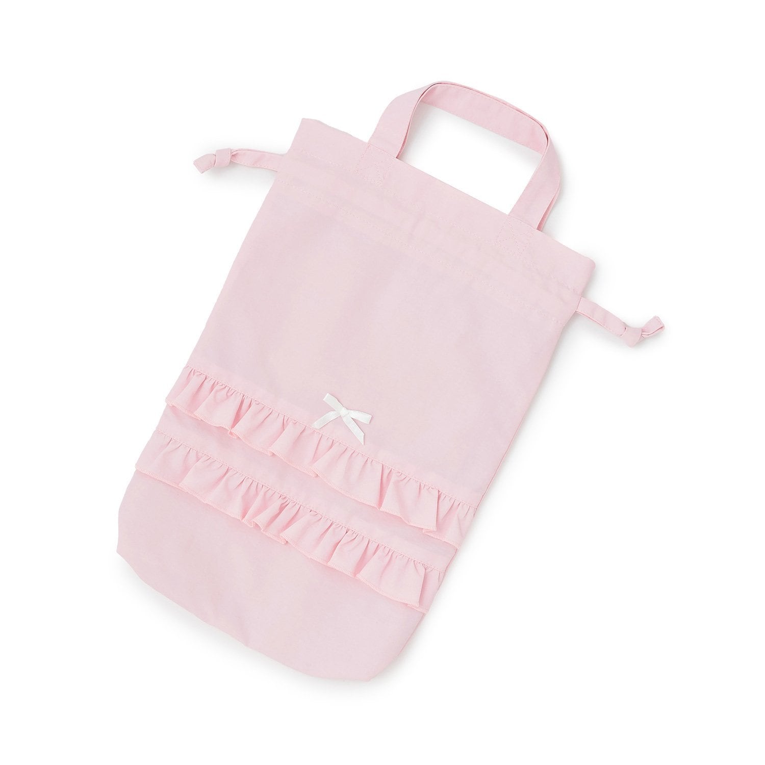 【予約/1月中旬～1月下旬入荷予定】【スクール対応】【撥水・防汚・耐久・UV】リボン付きフリルシューズバック