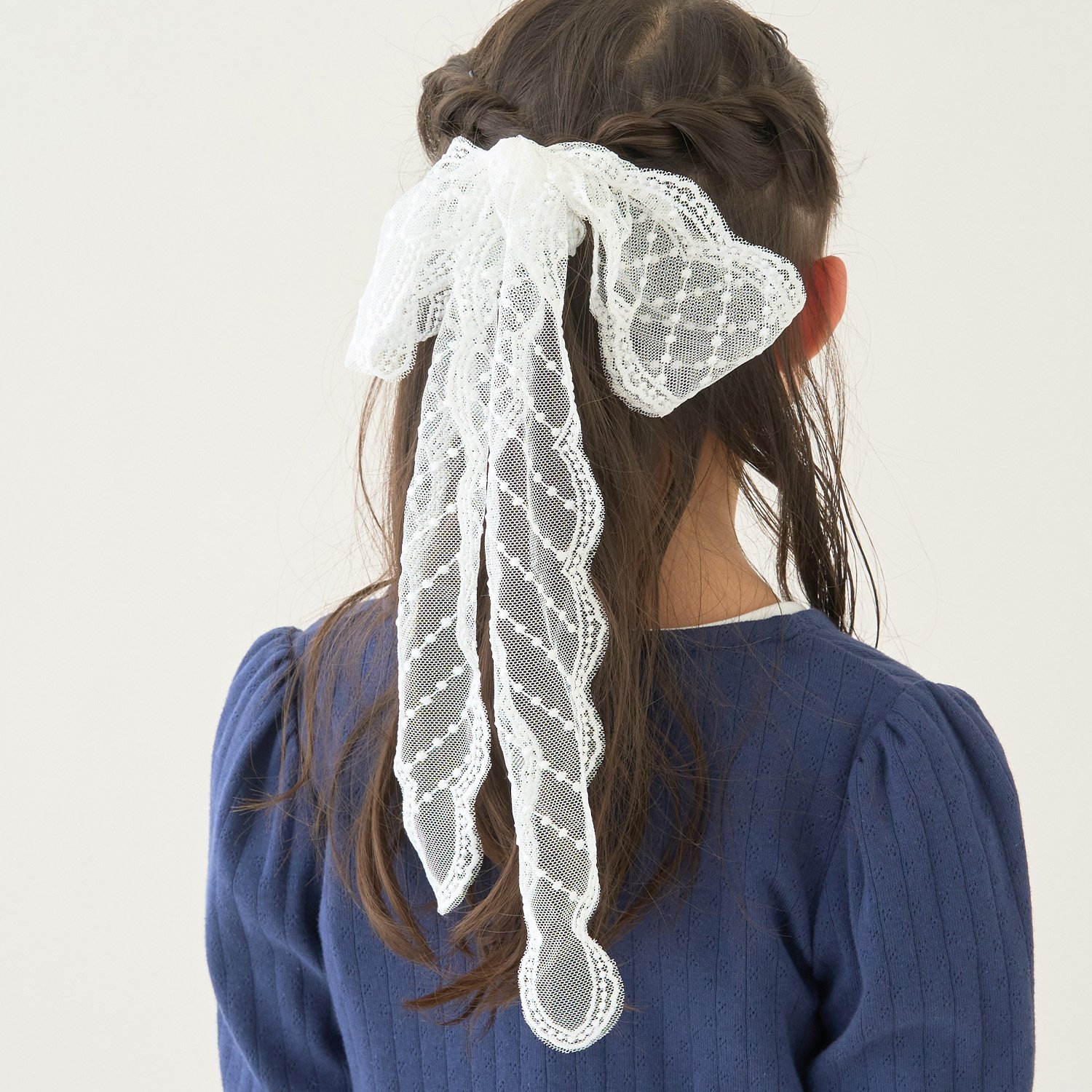 レースヘアスカーフ