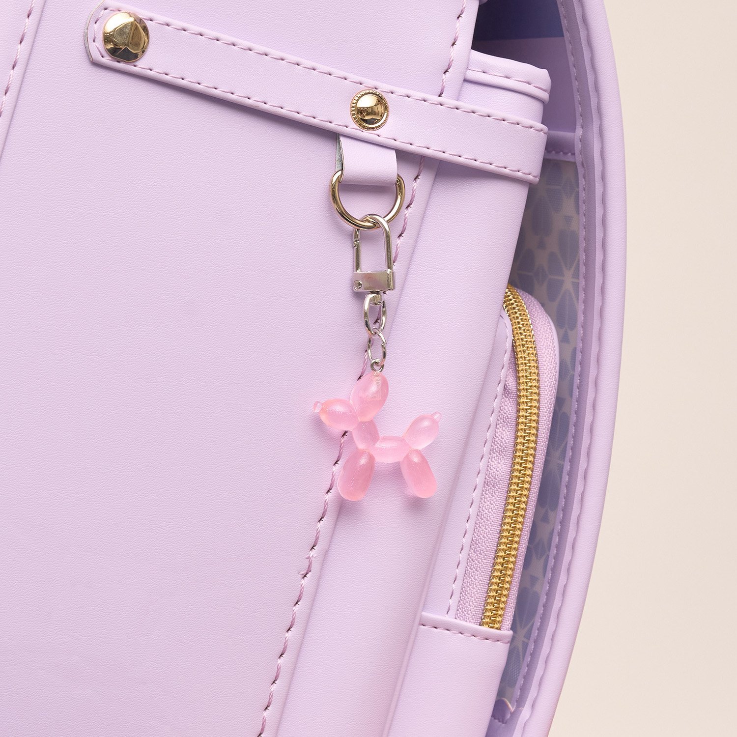 【通園通学】【安心】ふうせんアート蓄光キーホルダー