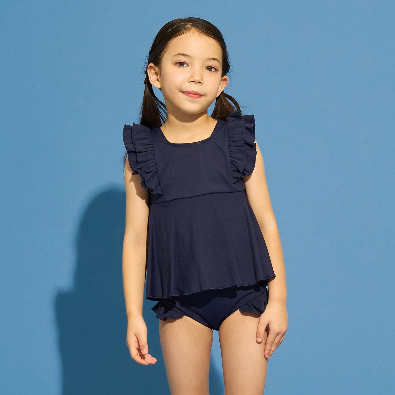 【予約/2026年3月下旬～4月上旬入荷予定】【SWIM】【UVカット】カラバリ豊富セパレート水着（スクール対応あり)