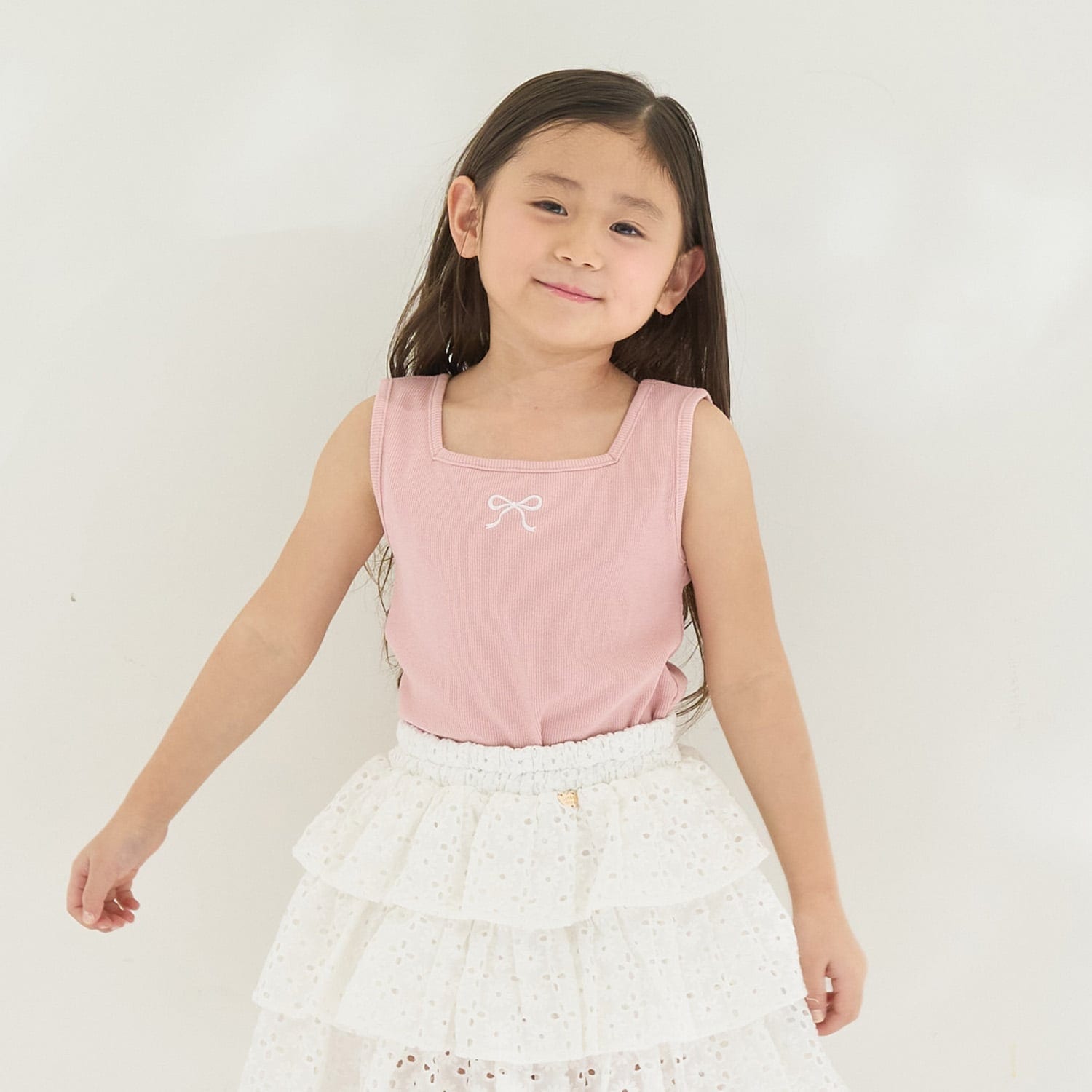 【どちらが前でもOK】デザインタンクトップ