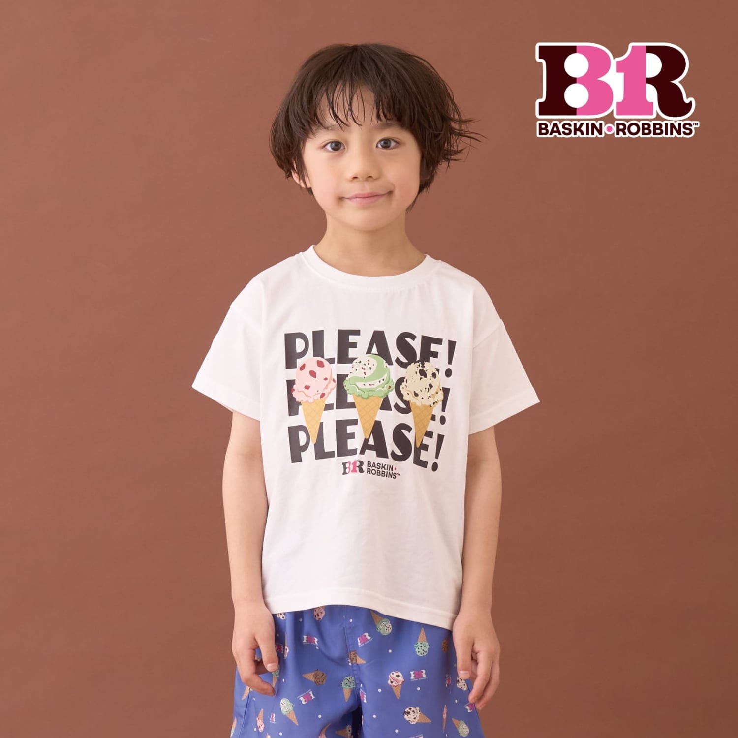 【サーティワン アイスクリーム】【UV・接触冷感・型崩れしない】【シャーベットT】プリントTシャツ