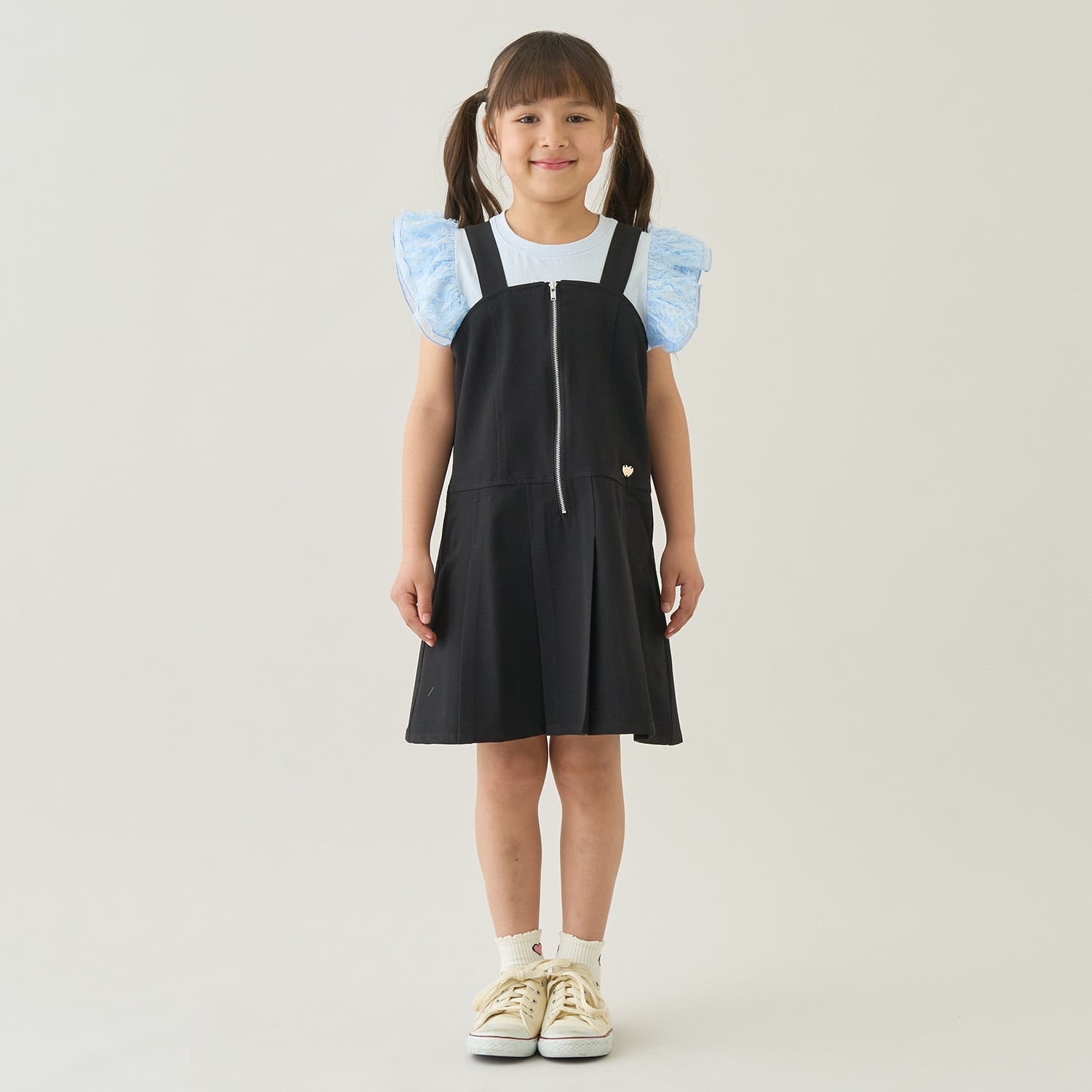 【予約/5月下旬～6月上旬入荷予定】【お着替えラクラク】プリーツワンピース