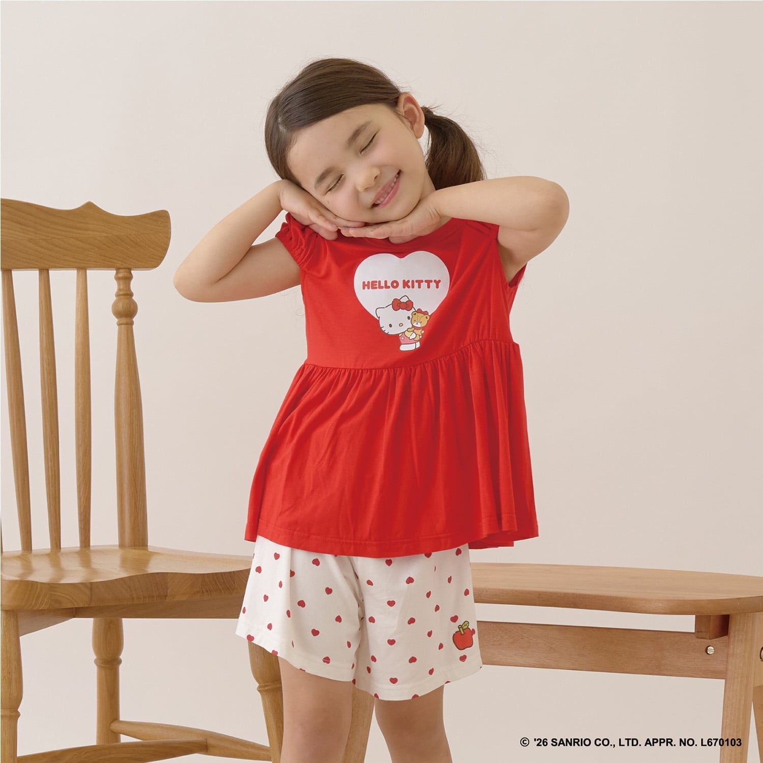 【サンリオキャラクターズ】【接触冷感】【どちらが前でもOK】ひんやりとろけるパジャマ