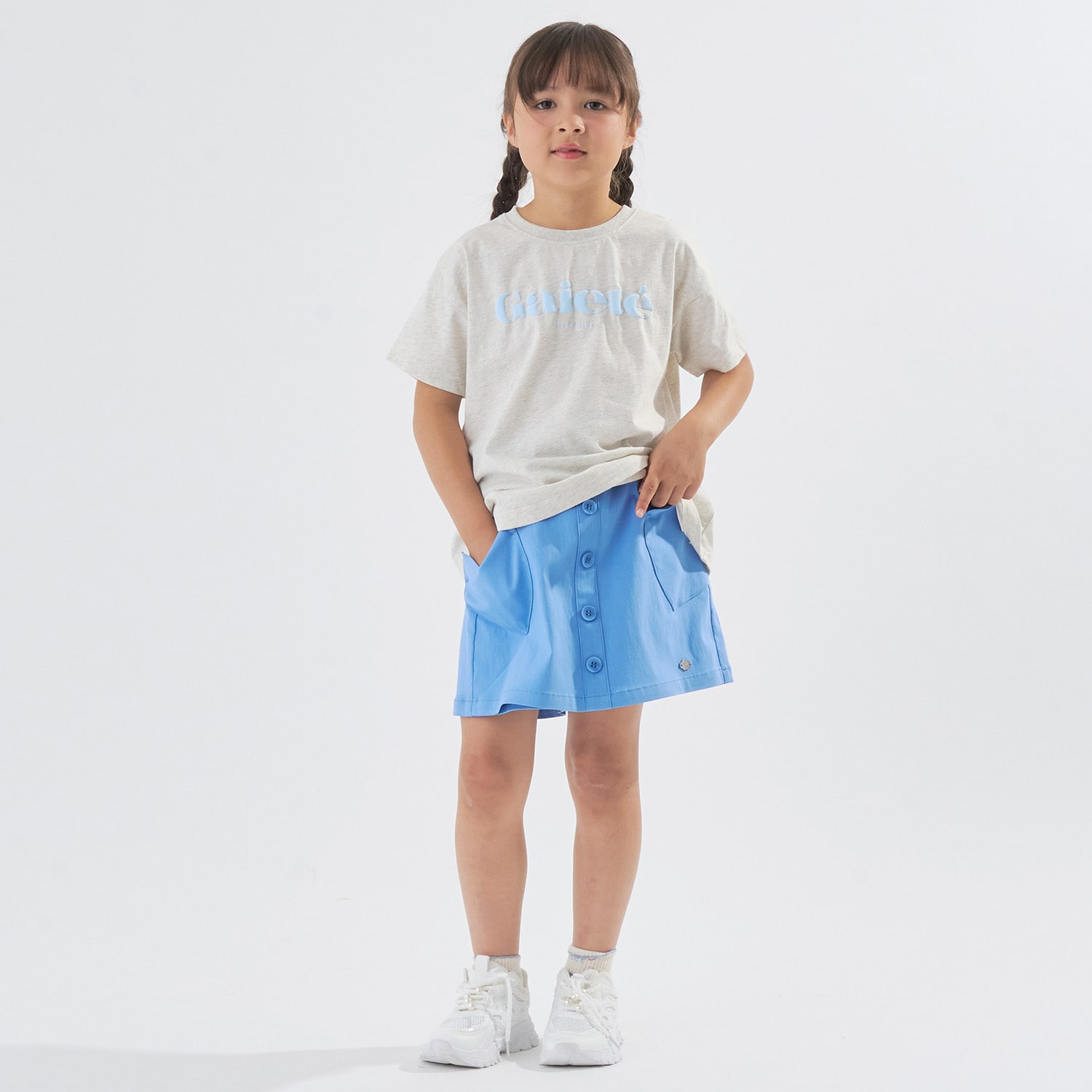 【予約/6月中旬~下旬入荷予定】【ともパン】ハートポケットスカパン