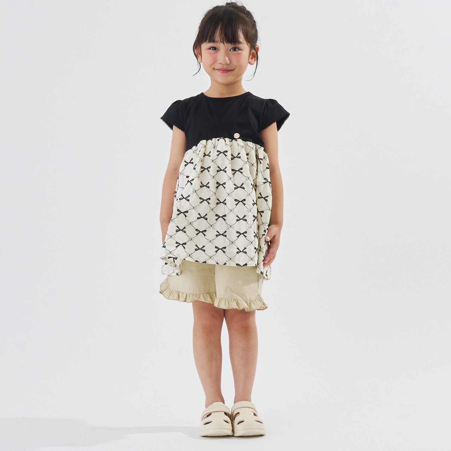 【予約/6月下旬~7月上旬入荷予定】ベーシック裾フリルショートパンツ