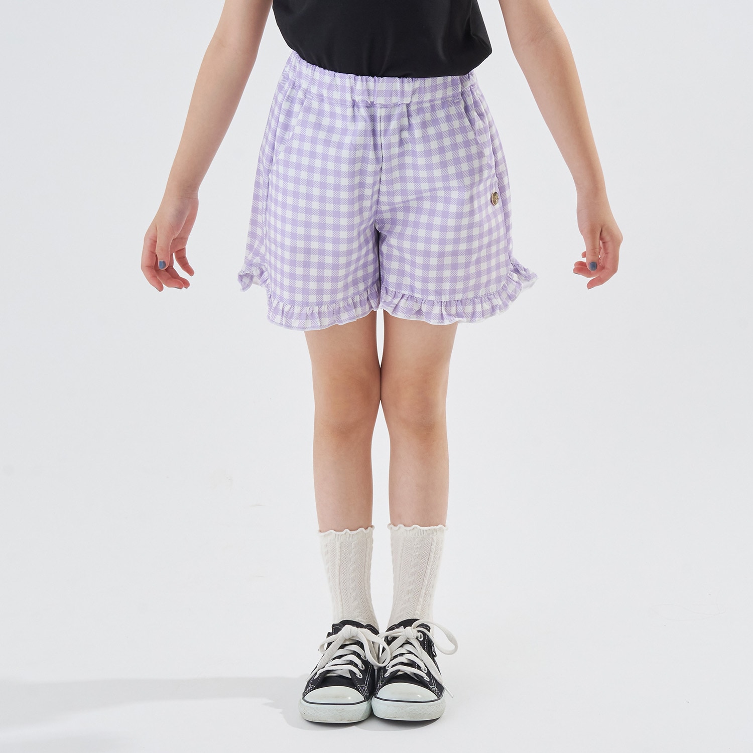 【予約/6月下旬~7月上旬入荷予定】ベーシック裾フリルショートパンツ