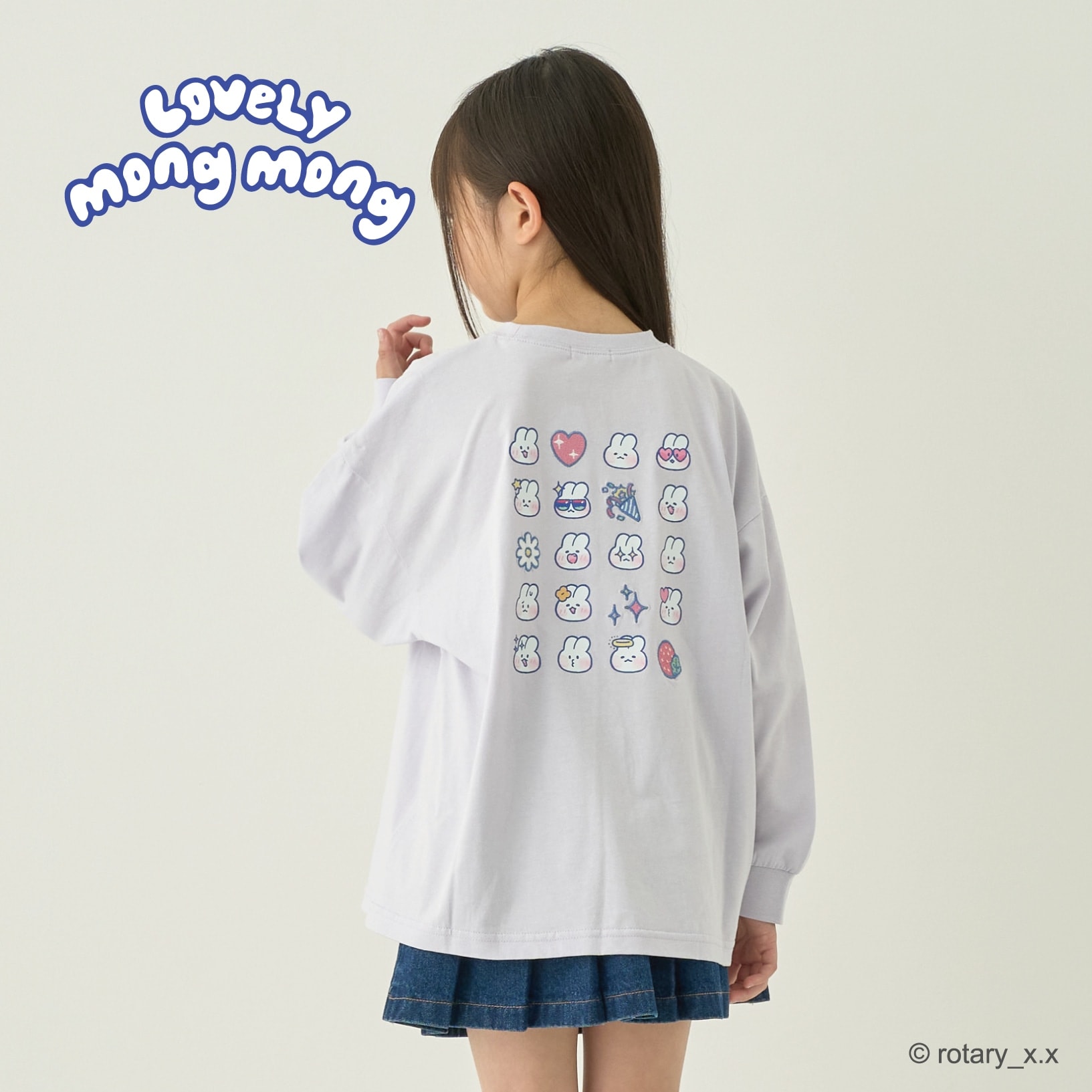 【ラブリーモンモン】バックプリントビックTシャツ