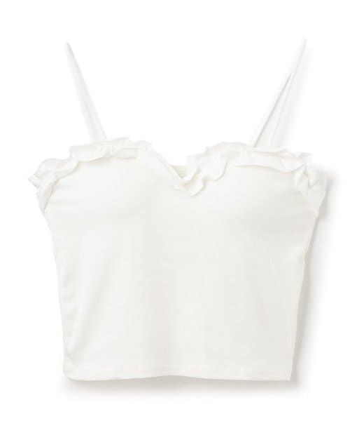 フリルキャミソール【韓国ファッション】