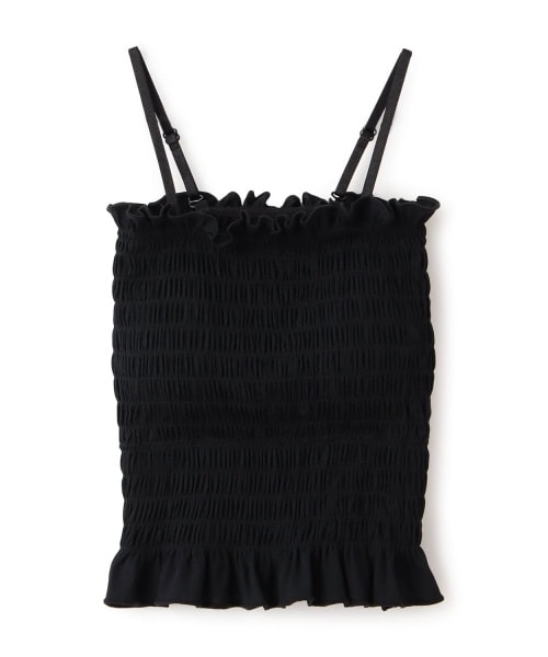 シャーリングキャミソール