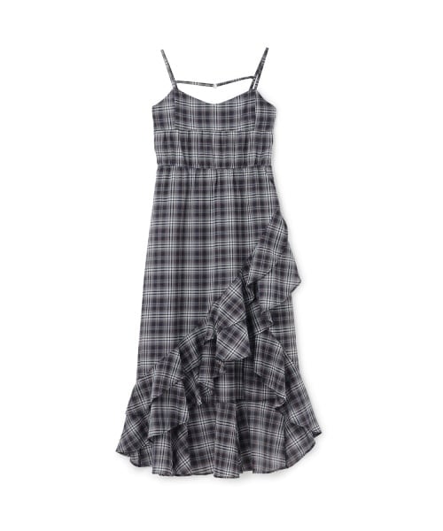 ヘムフリルキャミワンピース