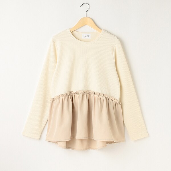 未使用に近い　RACHEL COMEY チュニック　ペプラム　定価6万3000円 大きいサイズレディース チュニック シャーリングペプラム