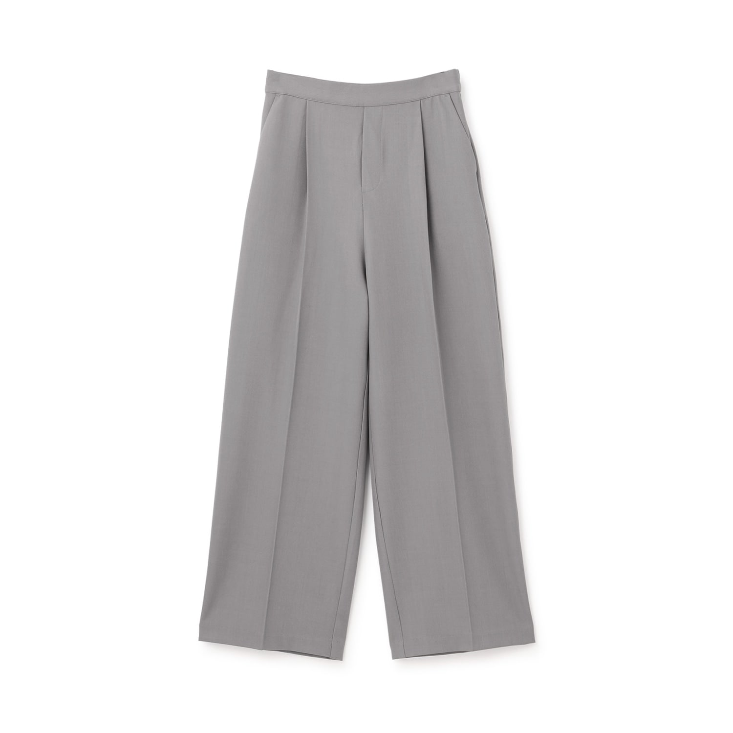 センタープレスワイドパンツ