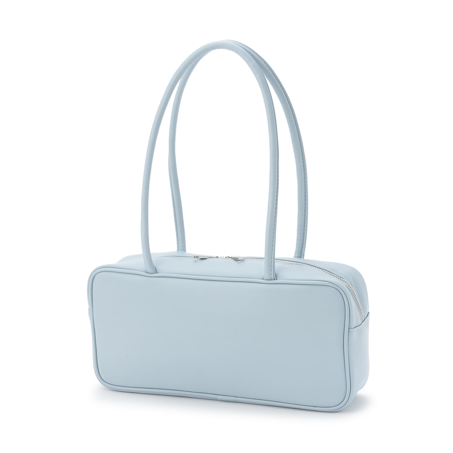 レザー調ボストンバッグ