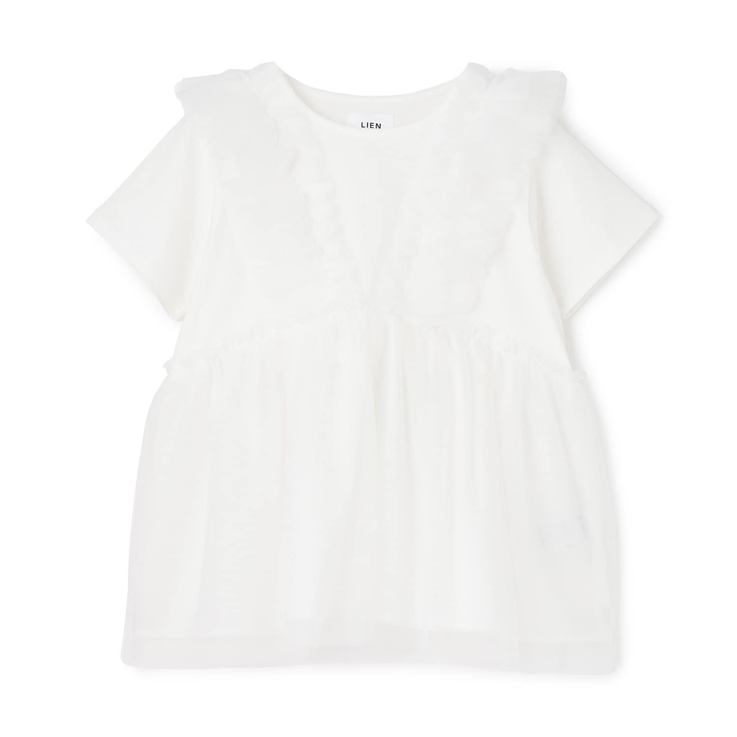 【親子リンク】チュールフリルチュニック