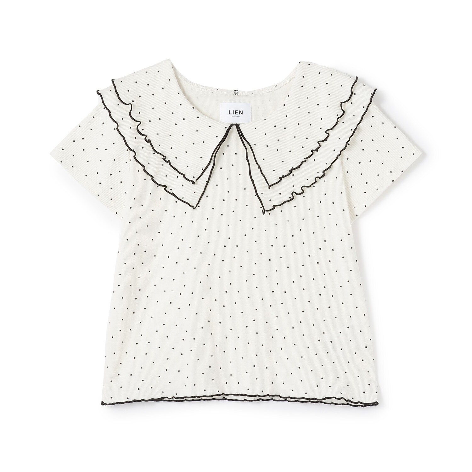 【接触冷感/リンク】メロー衿Tシャツ