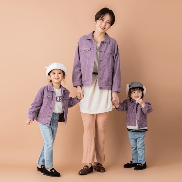 Narumiya Online ナルミヤ オンラインの公式通販サイトコーデュロイジャケット F パープル 大人