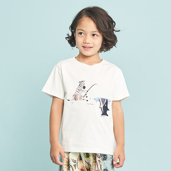 SharkフィッシングTシャツ(80cm 白): キッズ ナルミヤ オンライン公式サイト