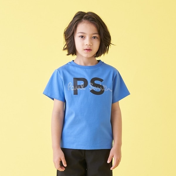 PSロゴ半袖Tシャツ(90cm ブルー): キッズ - ナルミヤ オンライン