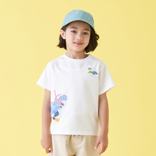ビーチDINO半袖Tシャツ