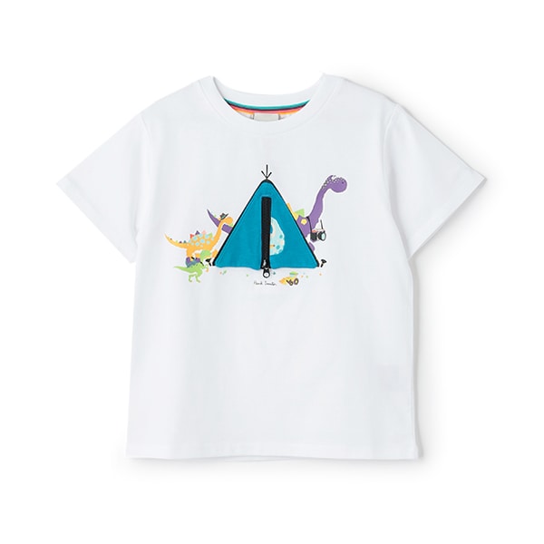 恐竜テントギミック半袖Tシャツ