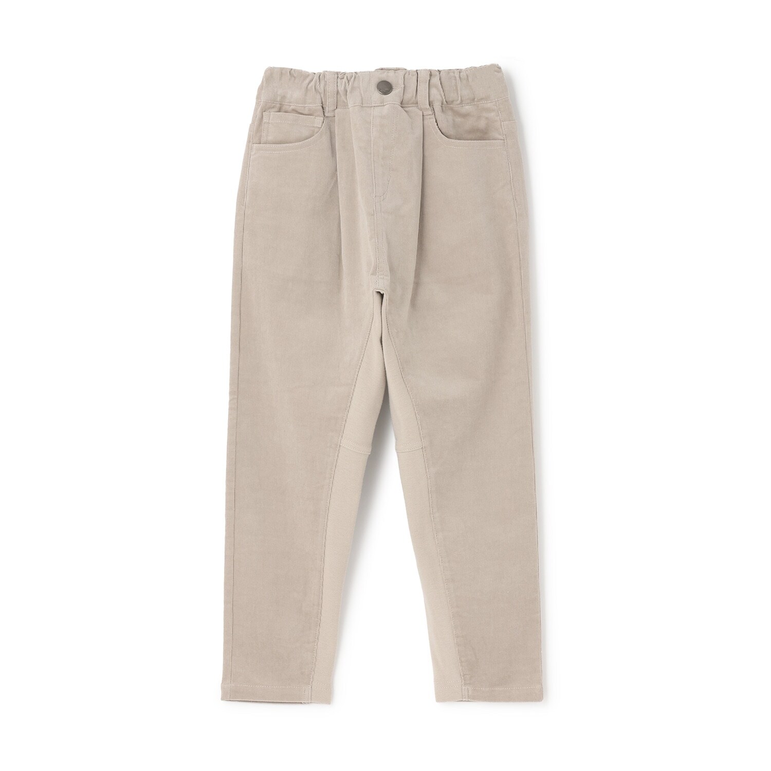 コーデュロイ リブ切替ロングパンツ