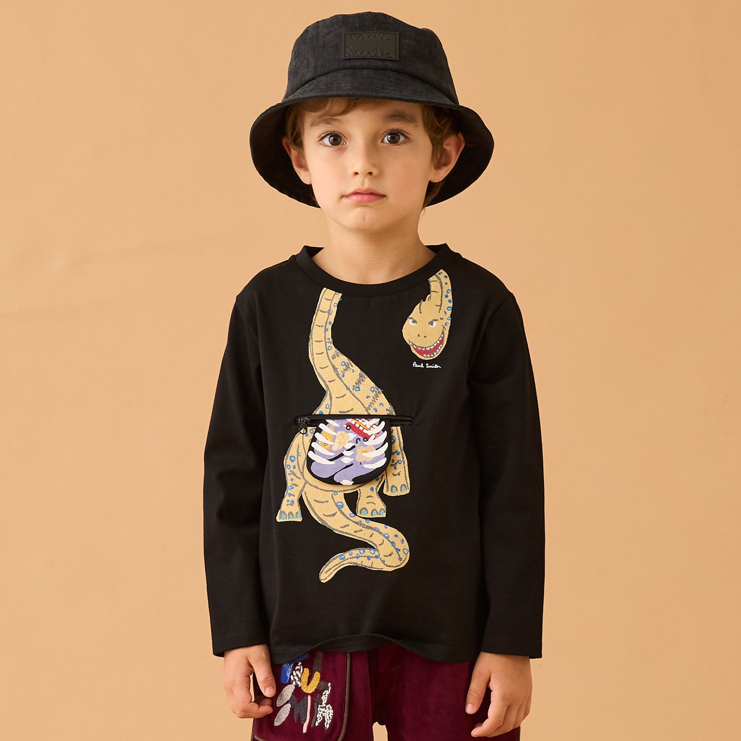 恐竜ギミック長袖Tシャツ