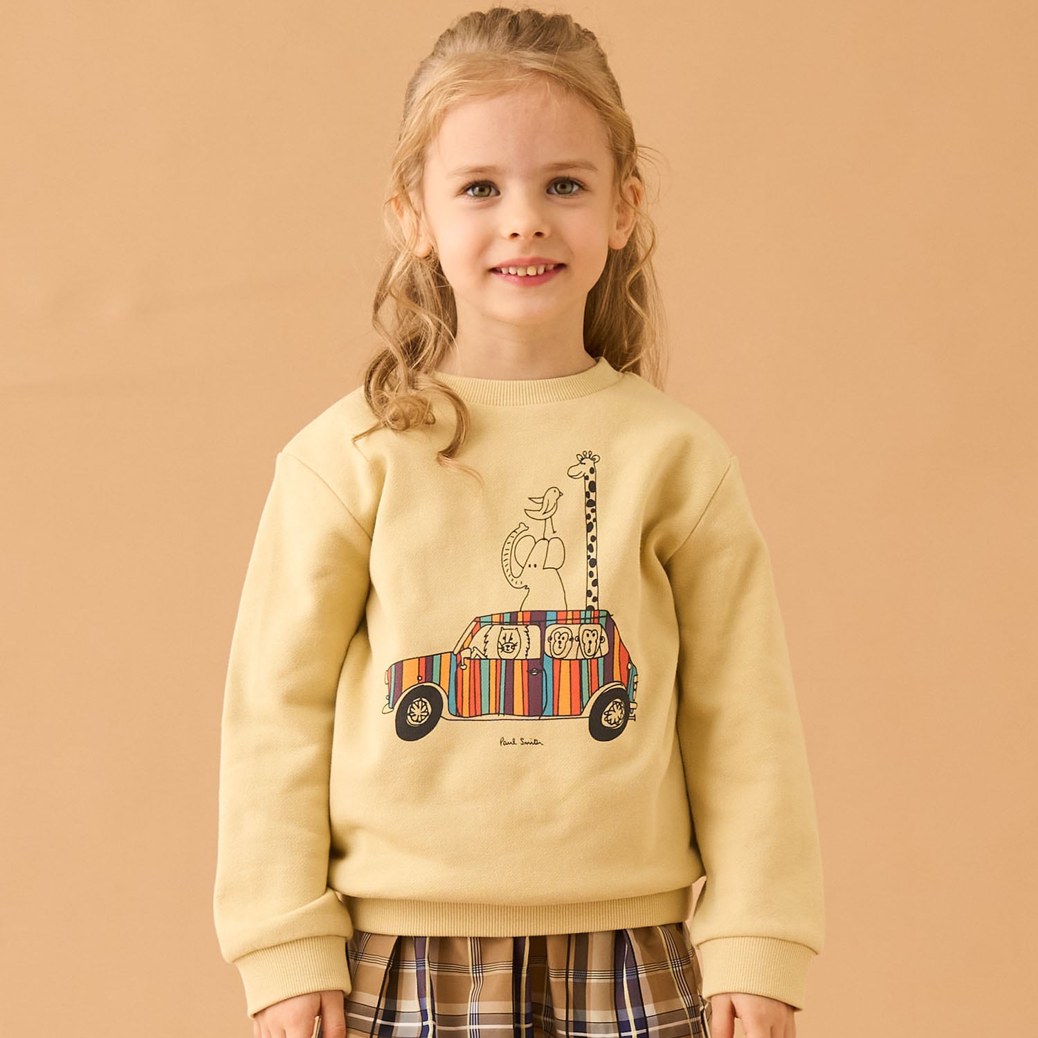 アニマルカー裏毛プルオーバー