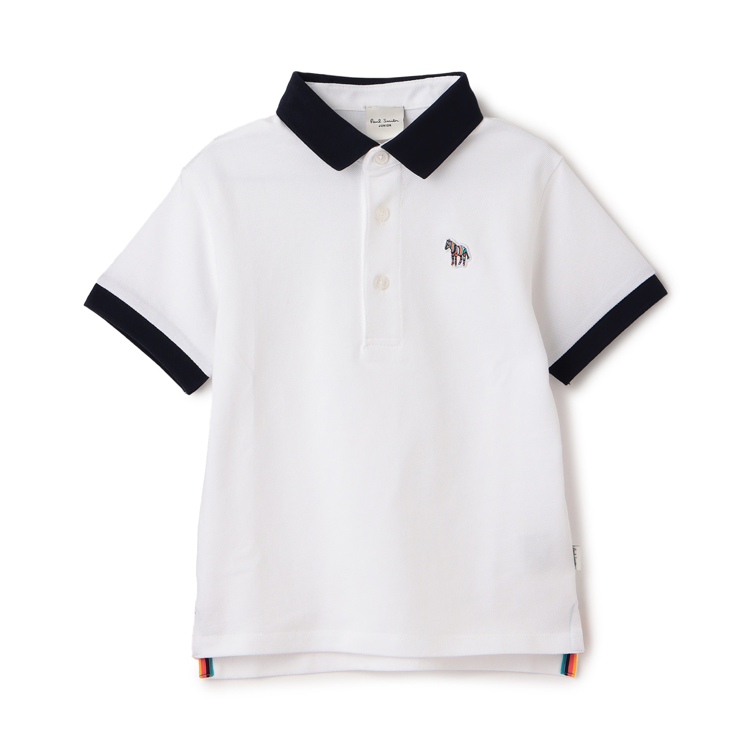 配色衿半袖ポロシャツ