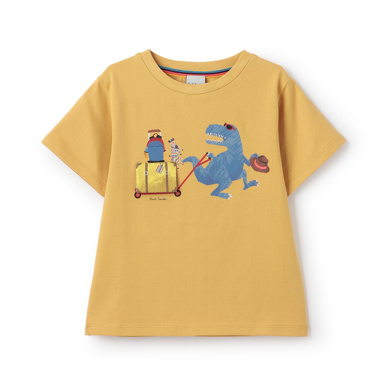 旅行恐竜半袖Tシャツ