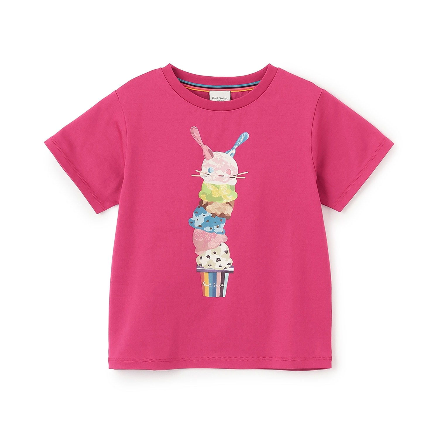 アイスクリームロゴ半袖Tシャツ