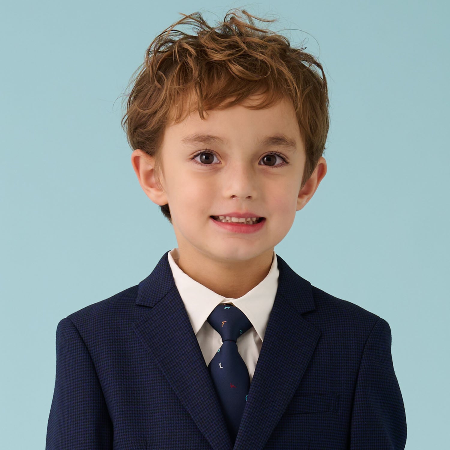 カラフルロゴ柄ネクタイ