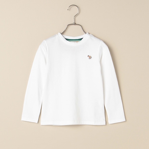 NARUMIYA ONLINE｜ナルミヤ オンラインの公式通販サイトゼブラワンポイント 長袖Tシャツ(110 白): キッズ