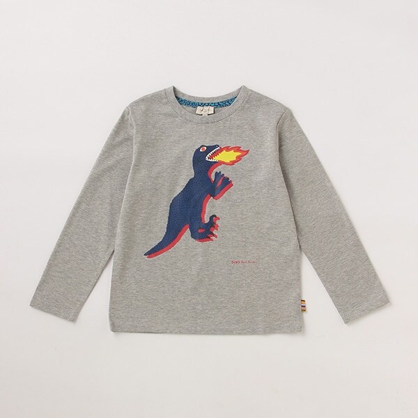 キッズ ビッグディノ長袖Tシャツ