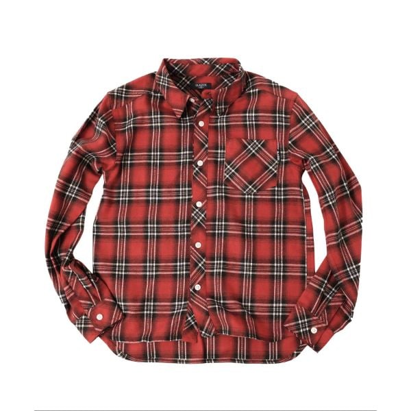 ネルチェック・長袖シャツ