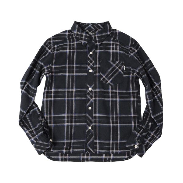 ネルチェック・長袖シャツ