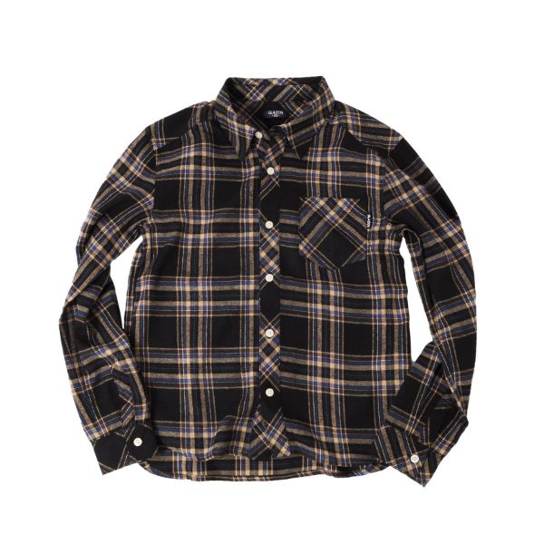 ネルチェック・長袖シャツ