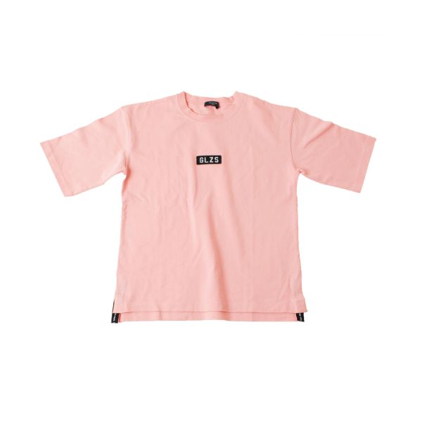 VORTEX天竺・ドロップショルダーボックスロゴ5分袖Tシャツ