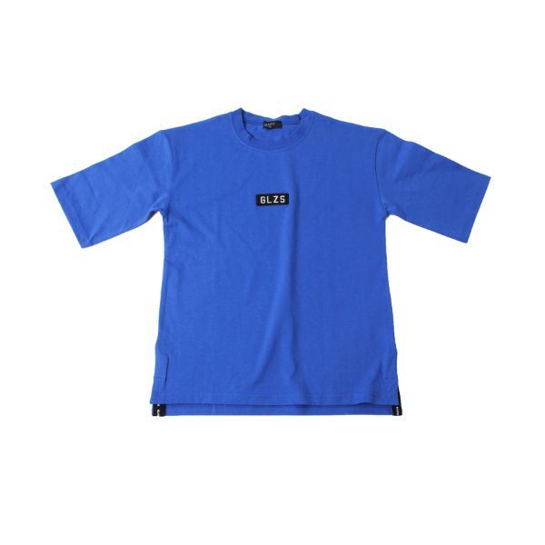 VORTEX天竺・ドロップショルダーボックスロゴ5分袖Tシャツ