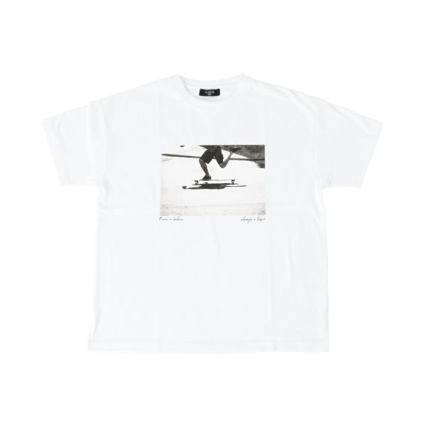 天竺・接触冷感ドロップショルダーBOXフォト半袖Tシャツ