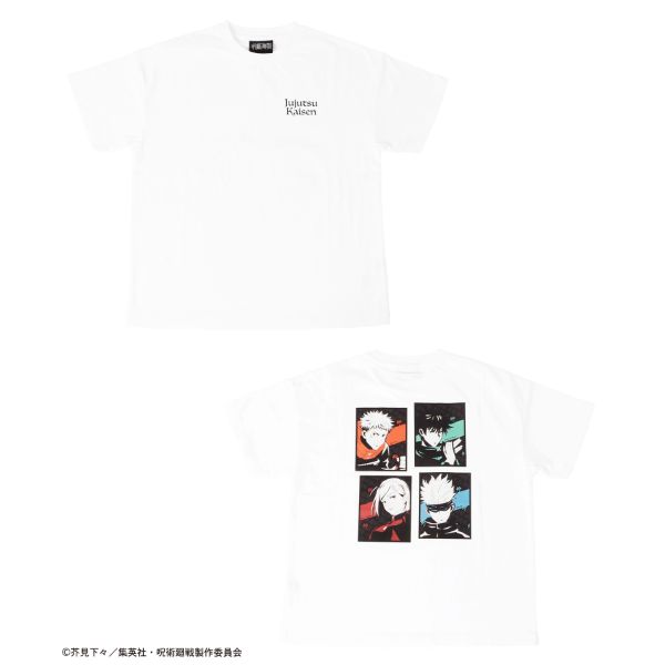 【呪術廻戦】天竺・ドロップショルダーバックブロックキャラ半袖Tシャツ