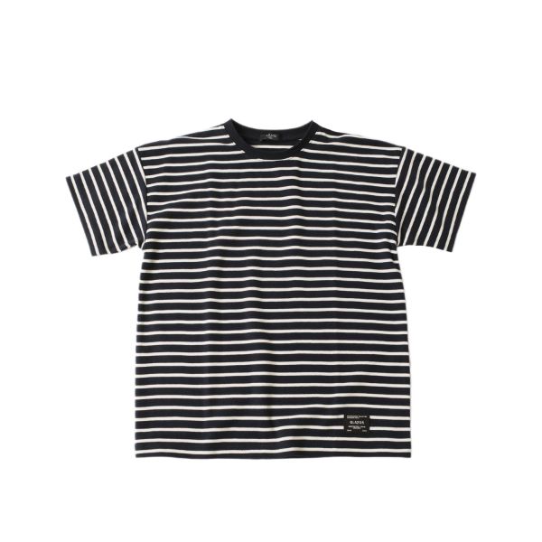 カノコ・ドロップショルダーボーダー半袖Tシャツ