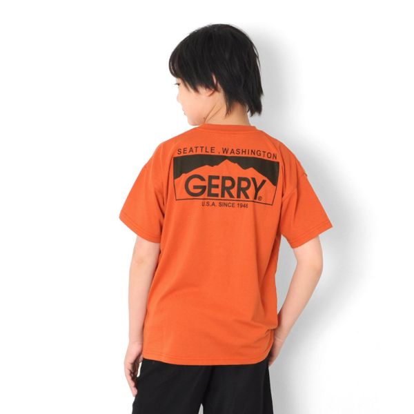 【GERRY】ドロップショルダーバックプリント半袖Tシャツ