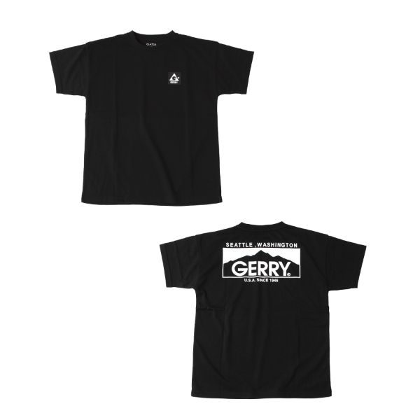 【GERRY】ドロップショルダーバックプリント半袖Tシャツ