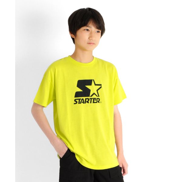 【STARTER】ロゴプリントネオンカラー半袖Tシャツ