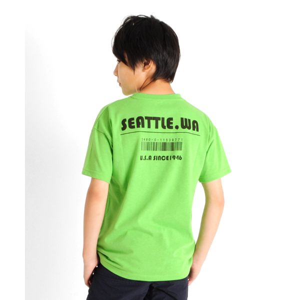 【STARTER】ロゴプリントネオンカラー半袖Tシャツ