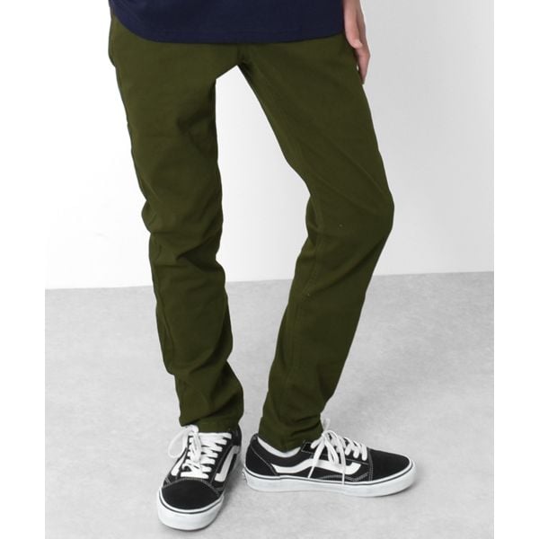 カラーツイルスリムパンツ