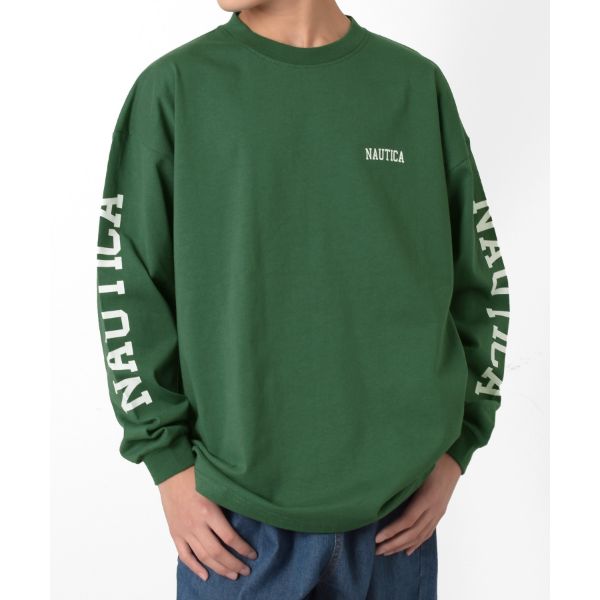 【NAUTICA】袖ロゴTシャツ