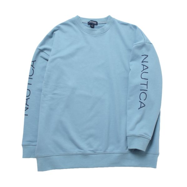 【NAUTICA】袖ロゴトレーナー